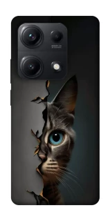 Чехол на Xiaomi Redmi Note 14S Кот-подглядыватель v2 фото 1 из 1