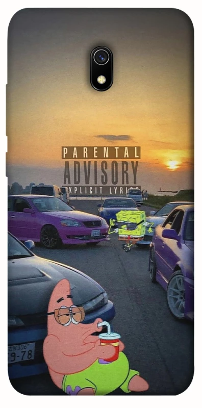 Чохол на Xiaomi Redmi 8a Патрік на перегонах фото 1 з 1