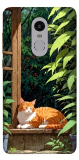 Чохол на Xiaomi Redmi Note 4X / Note 4 (Snapdragon) red cat фото 1 з 1