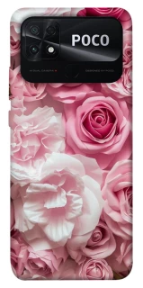 Чохол на Xiaomi Poco C40 Рожеві Квіти фото 1 з 1