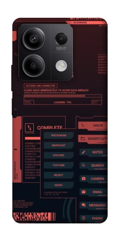 Чохол на Xiaomi Redmi Note 13 5G Attention фото 1 з 1