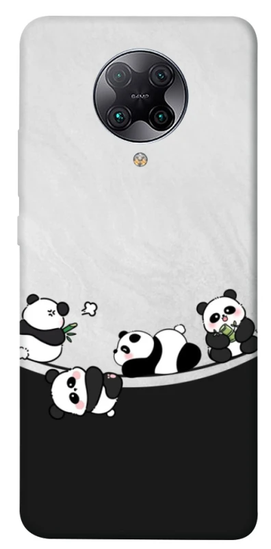 Чехол на Xiaomi Redmi K30 Pro / Poco F2 Pro Four pandas фото 1 из 1