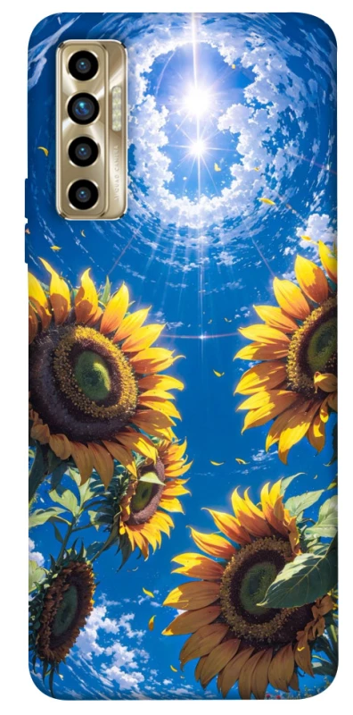 Чехол на TECNO Camon 17P Sunflowers фото 1 из 1
