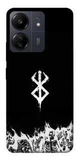 Чохол на Xiaomi Redmi 13C Berserk skeletons фото 1 з 1