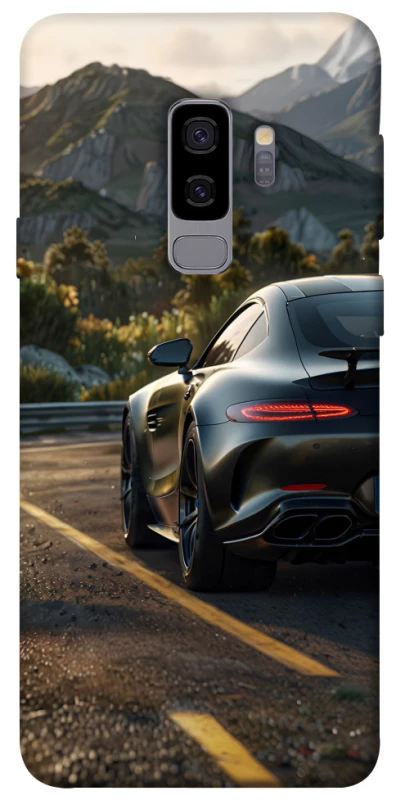 Чехол на Samsung Galaxy S9+ Car in the mountains фото 1 из 1