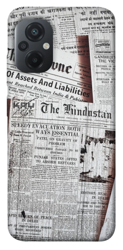 Чохол на Xiaomi Poco M5 Газети фото 1 з 1