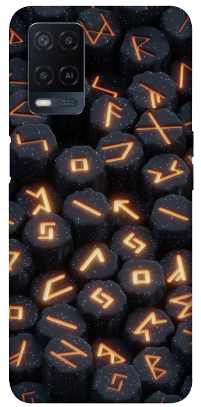 Чохол на Oppo A54 4G Вогняні руни фото 1 з 1