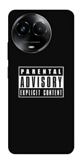 Чохол на Realme C67 4G Parental Advisory Label фото 1 з 1
