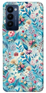 Чехол на TECNO Camon 18 Floral design ver.5 фото 1 из 1