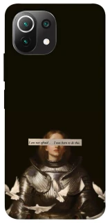 Чехол на Xiaomi Mi 11 Lite Not afraid фото 1 из 1