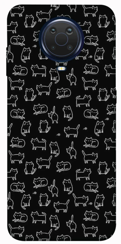 Чохол на Nokia G20 / G10 / 6.3 Black Cats фото 1 з 1