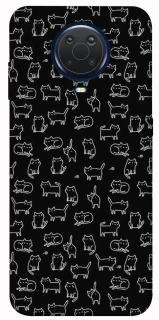Чохол на Nokia G20 / G10 / 6.3 Black Cats фото 1 з 1