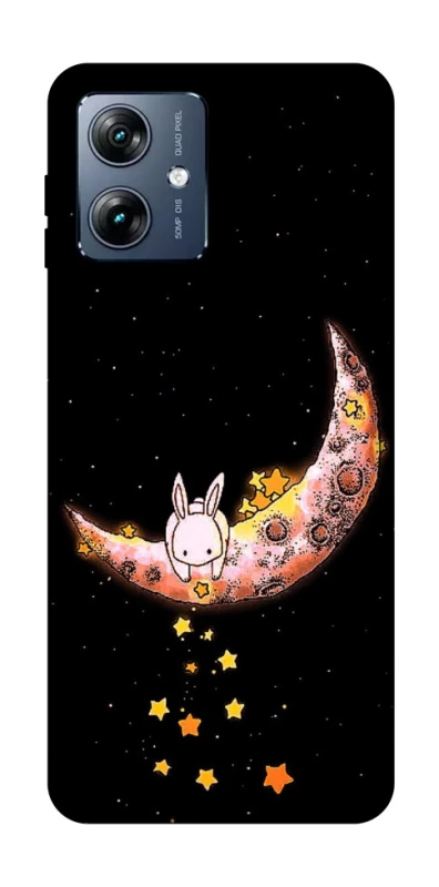 Чехол на Motorola Moto G54 Power Moon rabbit фото 1 из 1