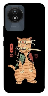 Чохол на Vivo Y02 Кіт-самурай фото 1 з 1
