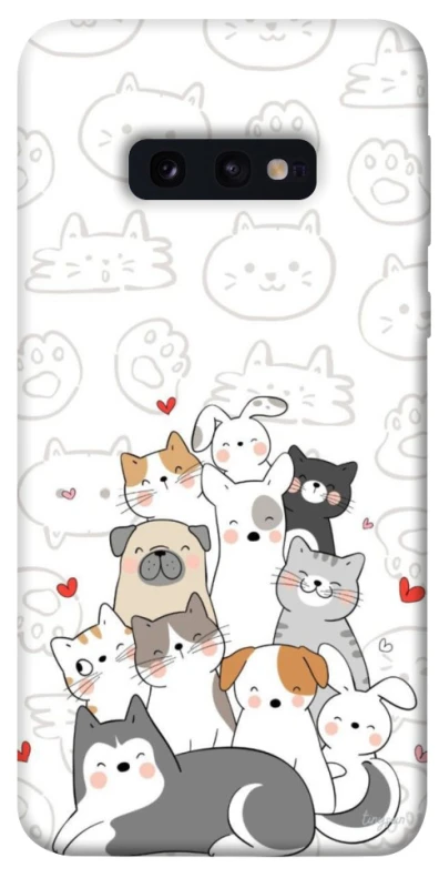 Чохол на Samsung Galaxy S10e Funny Pets фото 1 з 1