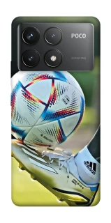 Чохол на Xiaomi Poco F6 Pro Football Ball v2 фото 1 з 1