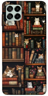 Чохол на Samsung Galaxy M53 5G Cats & Books фото 1 з 1
