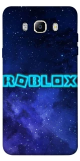 Чохол на Samsung J510F Galaxy J5 (2016) Roblox Space Logo Blue фото 1 з 1