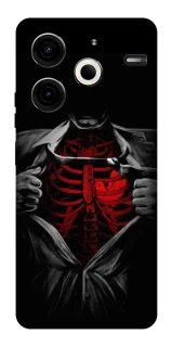 Чохол на TECNO Pova 6 Neo (LI6) Skeleton Heart фото 1 з 1