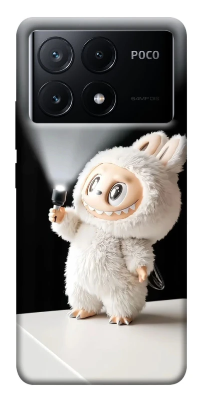 Чехол на Xiaomi Poco X6 Labubu with flashlight ver.2 фото 1 из 1