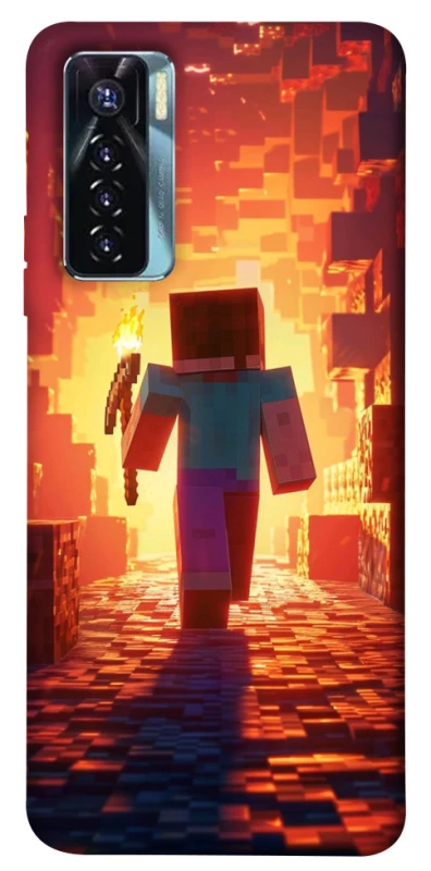 Чохол на TECNO Camon 17 Pro Minecraft adventure фото 1 з 1