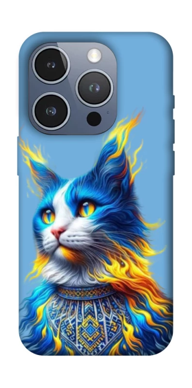 Чохол на Apple iPhone 16 Pro Кіт патріот фото 1 з 1