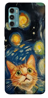 Чохол на Motorola Moto G60 paint cat фото 1 з 1