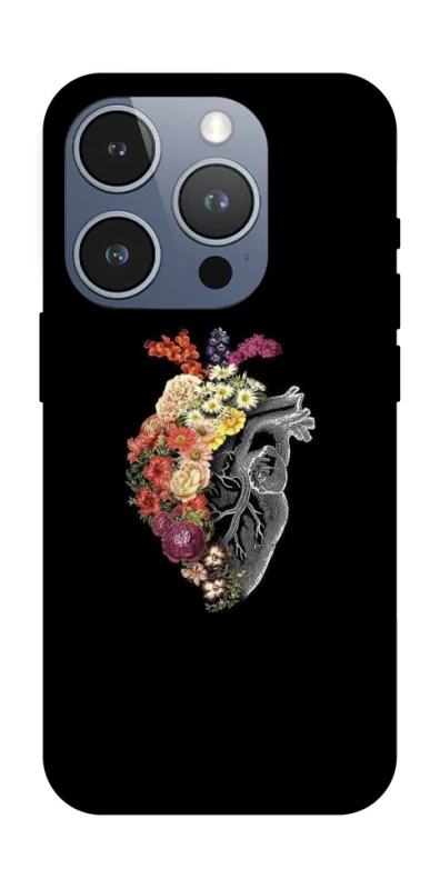 Чохол на Apple iPhone 16 Pro Heart with flowers фото 1 з 1