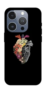 Чохол на Apple iPhone 16 Pro Heart with flowers фото 1 з 1