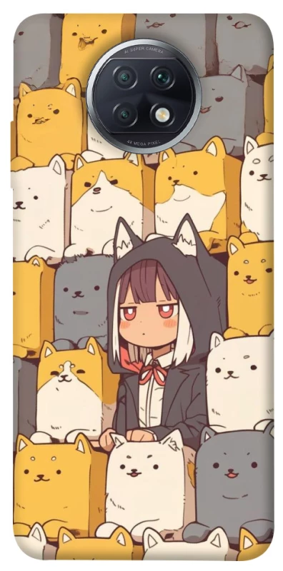 Чехол на Xiaomi Redmi Note 9 5G / Note 9T Like a cat фото 1 из 1