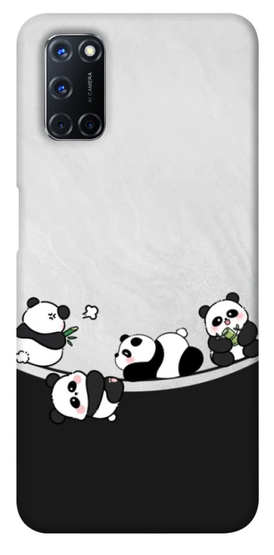 Чохол на Oppo A52 / A72 / A92 Four pandas фото 1 з 1