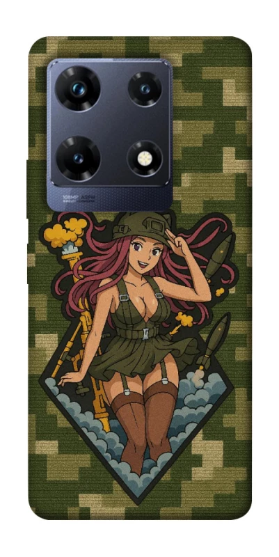 Чохол на Infinix Note 30 Pro Military Waifu фото 1 з 1