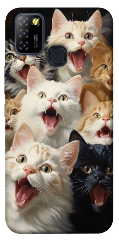 Чохол на Infinix Hot 10 Lite Коти фото 1 з 1