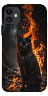 Чехол на Apple iPhone 11 (6.1") Огненный кот фото 1 из 1