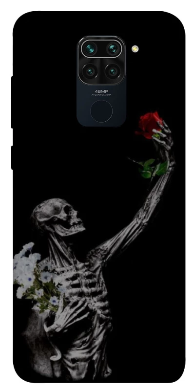 Чохол на Xiaomi Redmi Note 9 / Redmi 10X Skeleton vs Rose фото 1 з 1