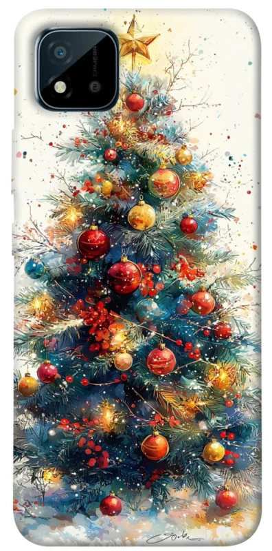 Чохол на Realme C20 Новорічний v36 фото 1 з 1