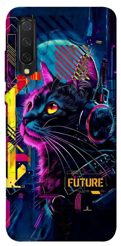Чехол на Xiaomi Mi CC9 / Mi 9 Lite Cyber Cat v2 фото 1 из 1