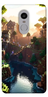 Чехол на Xiaomi Redmi Note 4X / Note 4 (Snapdragon) Minecraft sunset фото 1 из 1
