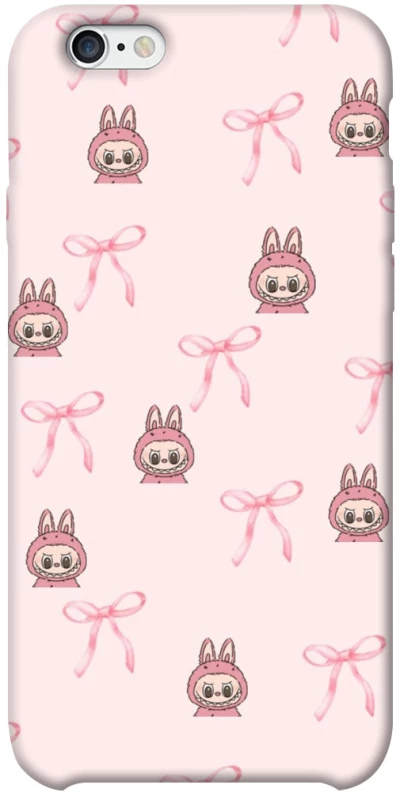 Чохол на Apple iPhone 6/6s plus (5.5") Pink bows and Labubus фото 1 з 1