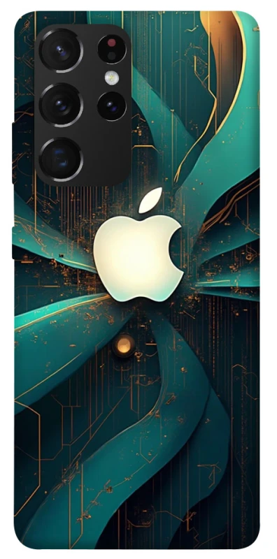Чохол на Samsung Galaxy S21 Ultra Apple logo ver.4 фото 1 з 1