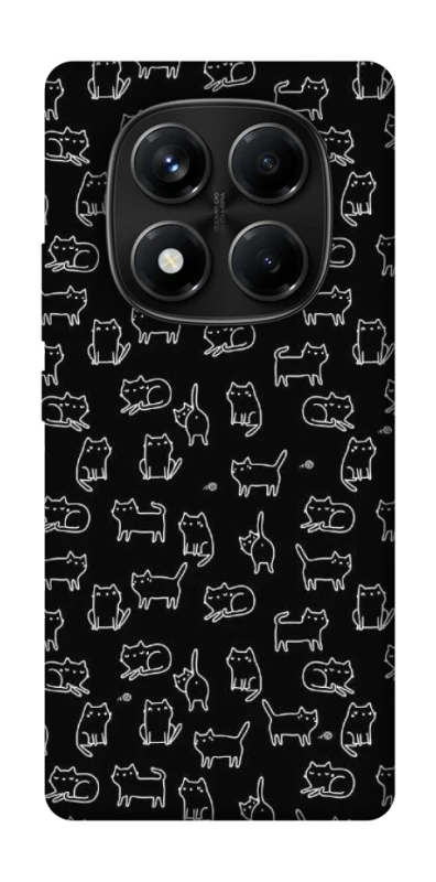 Чохол на Xiaomi Redmi Note 14 Pro 4G Black Cats фото 1 з 1