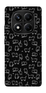 Чохол на Xiaomi Redmi Note 14 Pro 4G Black Cats фото 1 Чохол на Xiaomi Redmi Note 14 Pro 4G Black Cats фото 1 з 1