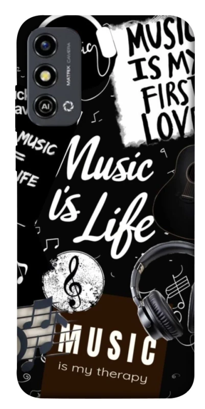 Чехол на ZTE Blade A53 Music is Life фото 1 из 1