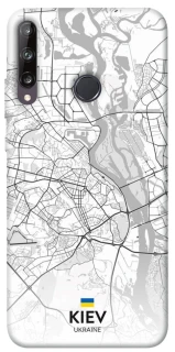 Чехол на Huawei P40 Lite E Kiev white map фото 1 из 1