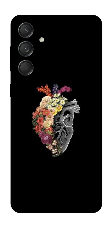 Чохол на Samsung Galaxy M55 Heart with flowers фото 1 з 1