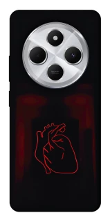 Чехол на Xiaomi Redmi 14C / Poco C75 Красное сердце фото 1 из 1