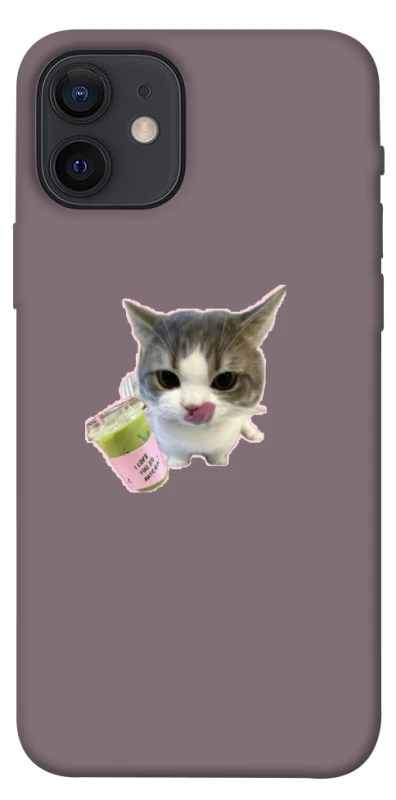 Чохол на Apple iPhone 12 (6.1") cat matcha фото 1 з 1