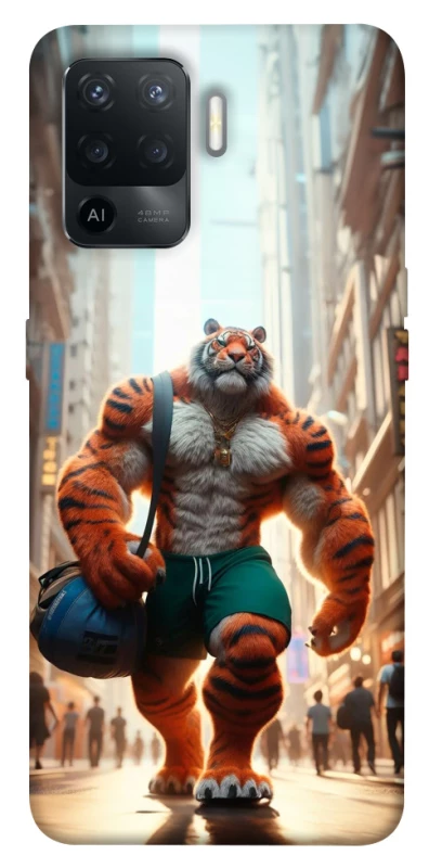 Чехол на Oppo Reno 5 Lite Тигр фото 1 из 1