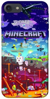 Чехол на Apple iPhone 7 / 8 (4.7") Minecraft world фото 1 из 1