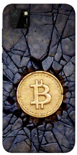 Чохол на Huawei Y5p Bitcoin cracks фото 1 з 1